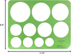 ALVIN, Large Circles Guide Template, Drawing and Drafting Tool - Image 9