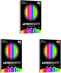 Neenah Paper Astrobrights Color Paper, 8.5” x 11”, 24 lb/89 gsm, Spectrum by Astrobrights
