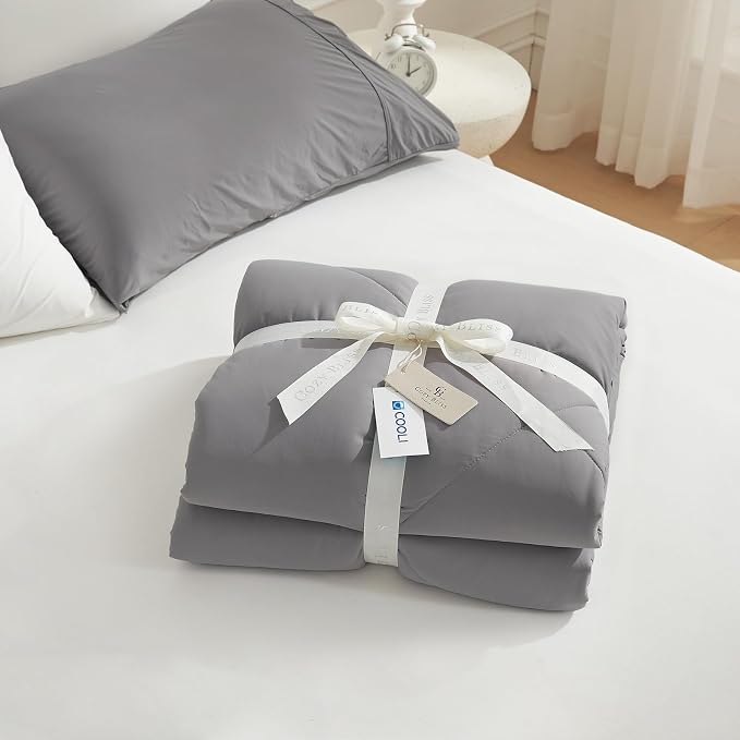 Cozy Bliss Cooling Comforter King Size, Cooling Blankets - Image 6