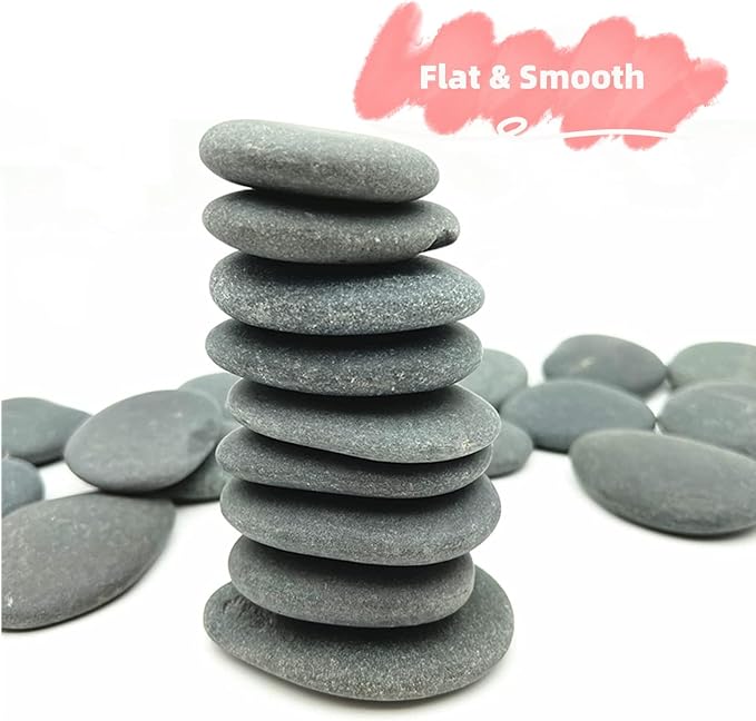 Lifetop 16PCS Painting Rocks, Decoration, Medium Stone - Image 3