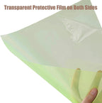 10-Pack A4 Colored PVC Flexible Plastic Sheets, 0.3mm Fluorescent green - Image 3