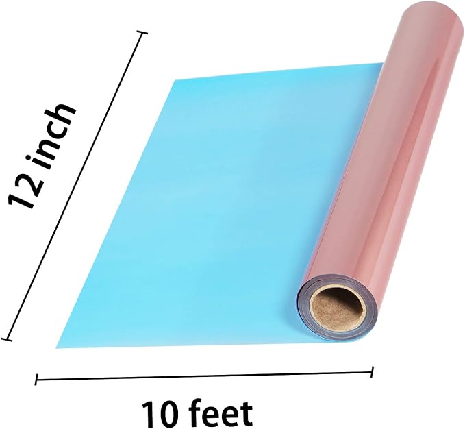 FUNKAKA Heat Transfer Vinyl Rose Golden HTV Rolls - Image 2