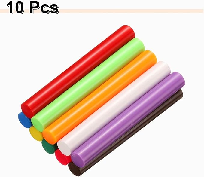 HARFINGTON 10pcs Hot Glue Sticks 0.43" Dia x 3.94" Long EVA Mini Hot Melt - Image 3
