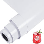 TORC White Permanent Vinyl 12" x 14 FT Glossy White Adhesive Vinyl Roll by TORC