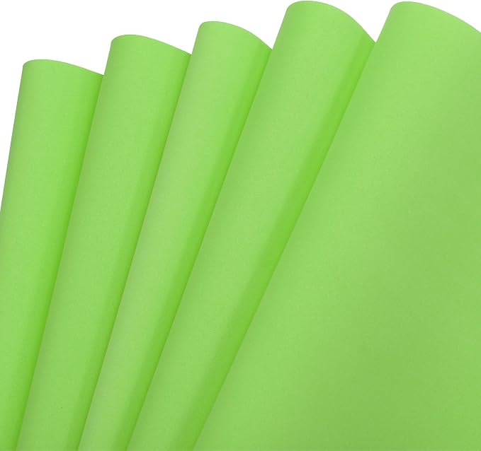 MECCANIXITY EVA Foam Sheets Apple Green 19.7 Inch x 19.3 Inch 1mm Thick Crafts by MECCANIXITY