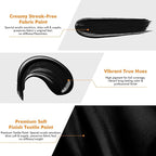 GOTIDEAL Black Fabric Paint for Clothes Permanent, T-Shirts Textile Paint 8.45 - Image 2