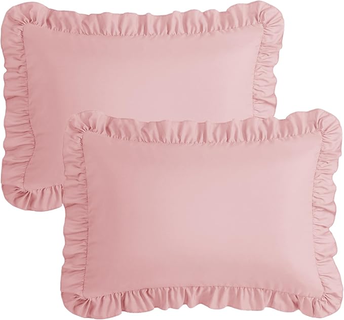 KKJIAF Ruffle Body Pillow Cases Set of 1, Ruffled Pillow Covers - Image 7