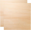 HARFINGTON 2pcs 2mm Basswood Plywood Sheets 12" x 12" x 3/32" Thin Unfinished by HARFINGTON
