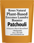 Natural Enzyme Laundry Booster – Patchouli | 6 Enzymes | Deep Clean System | Earthy Essential Oil Scent, Biodegradable, HE Safe, Eco-Friendly Laundry Additive | 16 oz | Made in USA