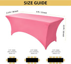 10-Pack 6ft Spandex Table Covers - Image 4