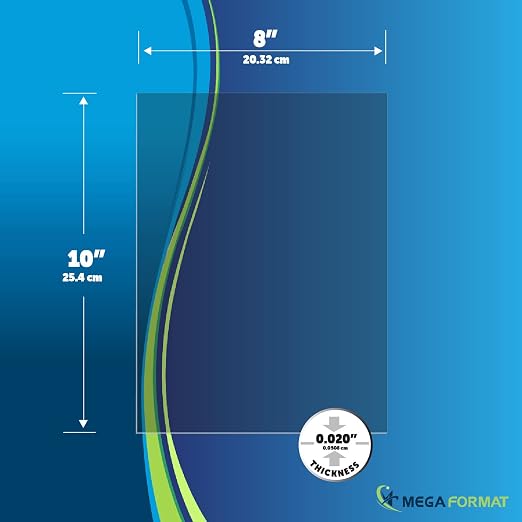 Clear Acrylic Sheets, 0.02 Inch Transparent Thin Plastic Sheets - Image 3