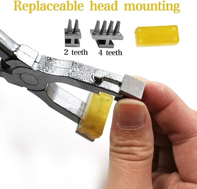 Stitching Hole Punch BUTUZE, 4mm Silent Leather Hand Pliers - Image 4