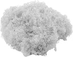 Hygloss 4 oz Curly Doll Hair for Crafts White- Premium Synthetic Hair for Doll - Image 2