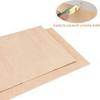 10Pcs 16 x 12 x 1/8 Inch Baltic Birch Plywood Sheets 3mm Unfinished Plywood - Image 4