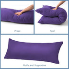 DOWNCOOL Luxury Full Body Pillow Insert - Image 6