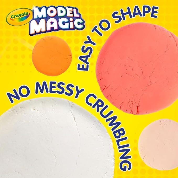 Crayola Model Magic Naturals, 4 Packs, Bulk Modeling Clay Alternative, Craft - Image 7
