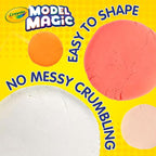 Crayola Model Magic Naturals, 4 Packs, Bulk Modeling Clay Alternative, Craft - Image 7