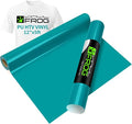 VINYL FROG Teal Heat Transfer Vinyl Roll 12" x5ft Matte HTV Vinyl | Aqua Iron by VINYLFROG