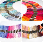 150 Color Skeins Rainbow Color Embroidery Floss，Cross Stitch Threads, Bracelet - Image 3