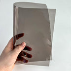 Transparent PVC Faux Leather Sheets, Glossy Waterproof Clear Vinyl Fabric - Image 5