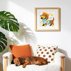 Doodlream Dachshund Needle Kit for Beginner, 9.4"x 9.4" Cute Cartoon Dog Punch - Image 6