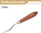 HARFINGTON Palette Knife Painting Tool 1.3" x 0.39" Stainless Steel Teardrop - Image 3