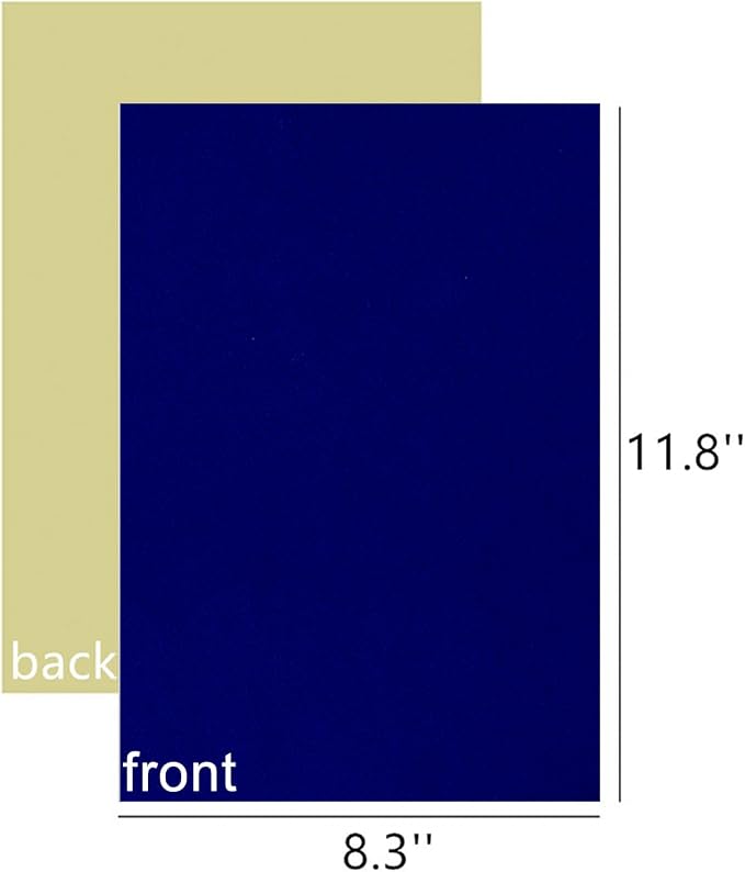 YaoHui 3PCS Self Adhesive Felt Sheets, Peel & Stick A4 Size - Image 3