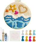 INFUNLY Ocean Beach Punch Needle Kit by INFUNLY