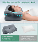 DONAMA Cervical Pillow for Sleeping, Contour Memory Foam Pillow for Neck and - Image 7