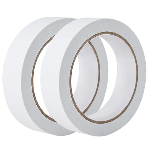 1" 2 Rolls Double Sided Adhesive Sticky Tape - Image 2