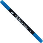 Tsukineko Dual-Ended Fabrico Marker Color-Fast, Cerulean Blue by Tsukineko