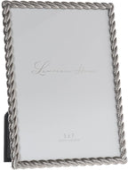 Lawrence Frames Metal Frame, Rope Design, Brushed Nickel - Image 2