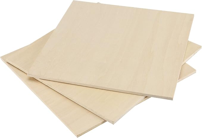 JEUIHAU 20 PCS 10 x 10 Inch Basswood Sheets, 1/4 Inch Thick Square Plywood - Image 9
