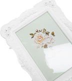 Coshar Rose Flower Design Picture Frame Vintage Photo Frame 5 x 7 Inch | - Image 8