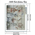 Stamped Cross Stitch Kits for Adults Beginner, Flower Dimensions Needlepoint - Image 2