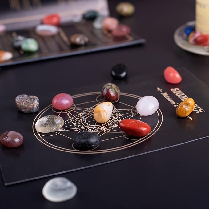 Polished Mixed Crystal Chips Set, 0.4 inches, Meditation, Witchcraft and Home - Image 4