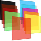 Adrattnay Transparent Colored Acrylic Sheets 1/8" Thick, Sign Making, DIY by WOODEXPERT