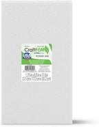 FloraCraft CraftFōM Block 1.25 Inch x 6.8 Inch x 11.9 Inch White by FloraCraft