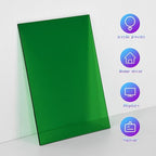 5 Pack Acrylic Sheet Green Transparent Colored Translucent Sheets Easy to Cut - Image 4