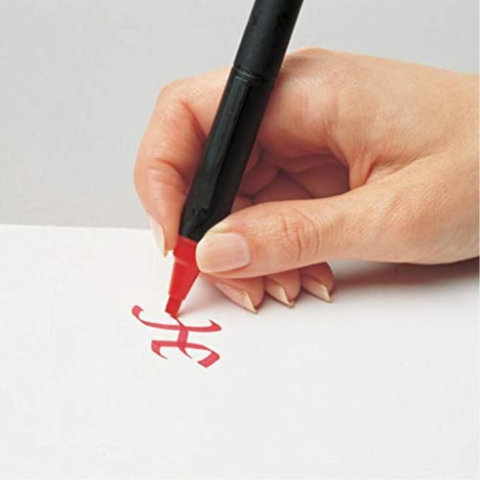 ProFolio by Itoya, Double Header Calligraphy Marker, 1.5mm and 3mm Chisel Tips - Image 2