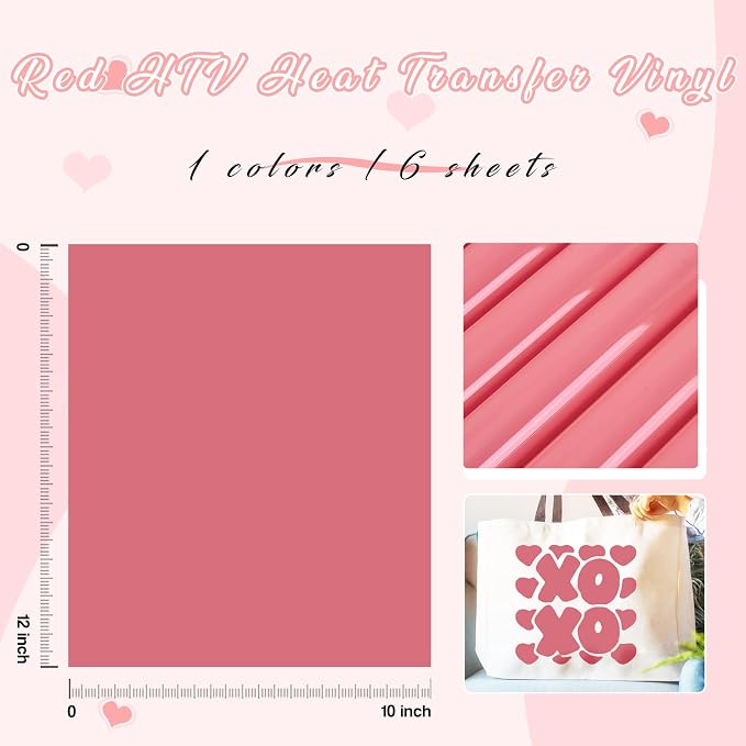 Tintnut Dusty Rose Heat Transfer Vinyl, easy cut & weed, stretch washable - Image 2