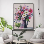 Flowers Stamped Cross Stitch Kits Flowers Cross Stitch Patterns, Dimensions - Image 6