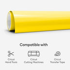 Cricut Premium Permanent Vinyl Roll, Stone Yellow - Image 7