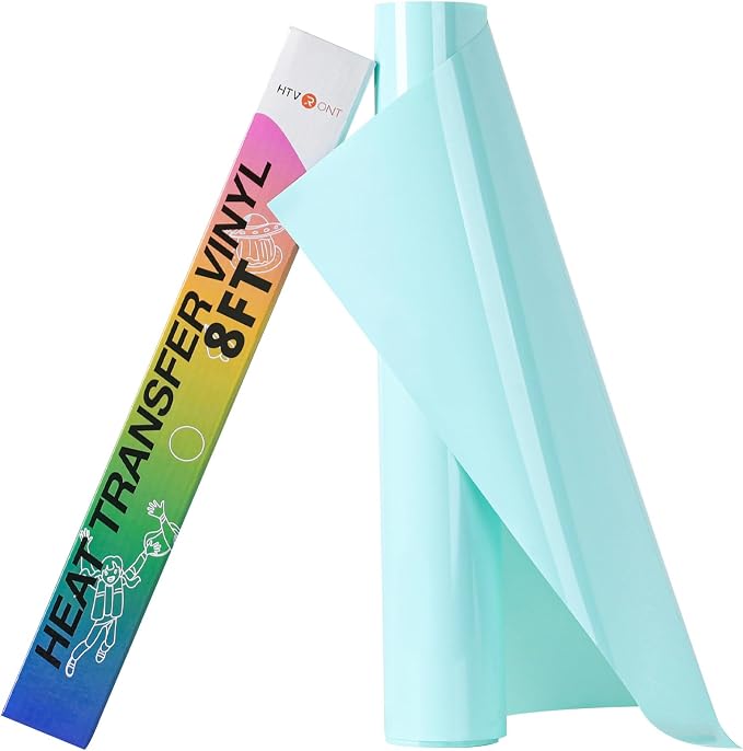 HTVRONT Mint HTV Roll Heat Transfer Vinyl by HTVRONT