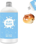 500ml Air Dry Clay Glaze, Air Dry Clay Varnish Can Not Only Used to Prevent by EIGTWEN