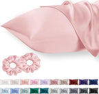 King Satin Pillowcase for Hair 2pc, Similar to Silk Pillow Cases, Easier Care by Vielit