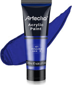 Artecho Blue Acrylic Paint, Phthalo Blue Paint Tubes, Art Craft Paints by Artecho