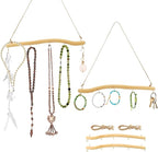 2Pcs 15inch Driftwood Wall Hanging Jewelry Hanger, Natural Driftwood Decorative - Image 3