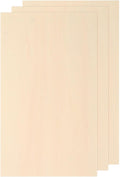 MECCANIXITY 3pcs Basswood Sheets 12 x 9 x 1/16 Inch Unfinished Wood Boards by MECCANIXITY