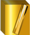 Gold Metallic Foil HTV Heat Transfer Vinyl by TvinylWarehouse